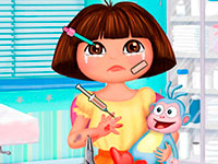 Игра Даша и Башмачок у врача Игра Даша и Башмачок у врача